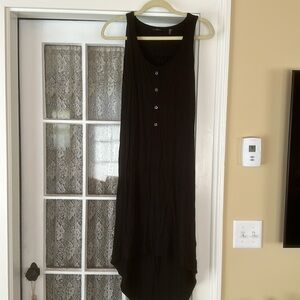 Tahari jersey black sleeveless dress.  Size small